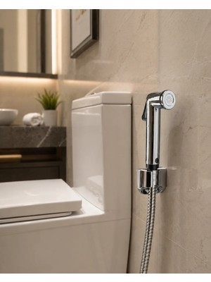 Uravas Store Su Tasarruflu Taharetmatik El Spreyi Stoplu Banyo Temizlik Seti