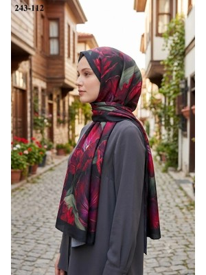 Sharell Soft Pamuk Şal (Siyah) 243-112