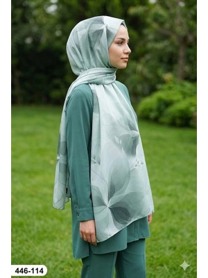 Buqle Dijital Desenli Soft Şal 446-114