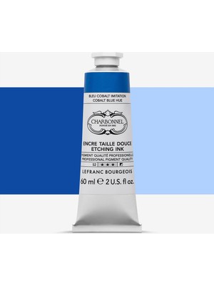 Lefranc&Bourgeois : Charbonnel : Renkli Gravür Mürekkebi : 60 ml : Cobalt Blue Hue