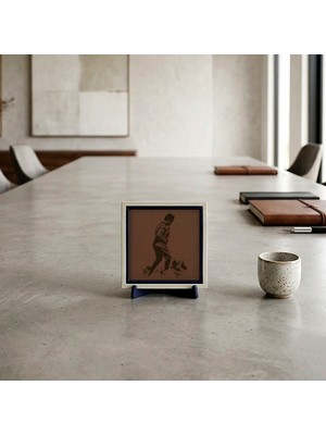 Miawiki Atatürk Silüetli Modern Dekoratif Obje, Yaşam Alanınıza Vizyon Katan Estetik Parça 10X10 cm