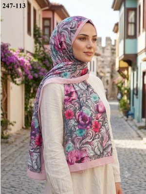 Sharell Fransız Ipeği Şal (Pudra) 247-113