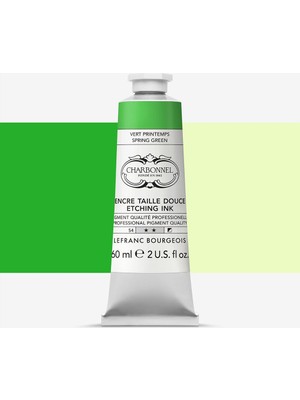 Lefranc&Bourgeois : Charbonnel : Renkli Gravür Mürekkebi : 60 ml : Spring Green