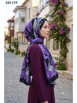 Sharell Soft Pamuk Şal (Siyah) 243-119