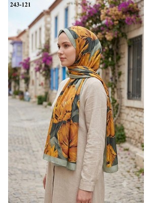 Sharell Soft Pamuk Şal (Yeşil) 243-121