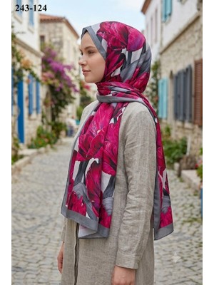 Sharell Soft Pamuk Şal (Gri) 243-124