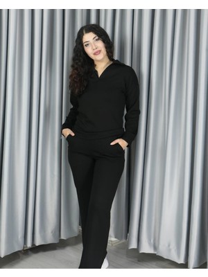 Luxee Modal Dökümlü Yumuşak Dokulu Polo Yaka Standart Takım