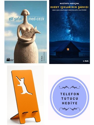 Doğan Kitap Med-Cezir - Elif Şafak + Kuzey Işıklarının Şarkısı + Telefon Tutucu