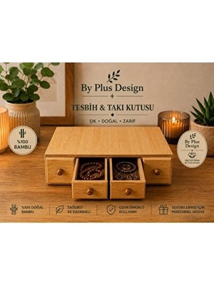 Nomikase Çok Amaçlı Bambu Takı ve Tespih Kutusu