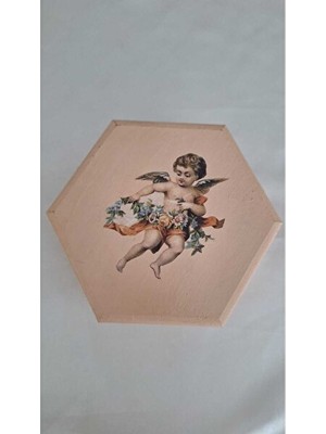 Nomikase El Boyaması Ahşap Takı Kutusu - Zarif ve Doğal Tasarım