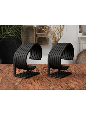 Nomikase Modern Tasarımlı Çift Saat Standı