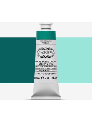 Lefranc&Bourgeois : Charbonnel : Baskı & Gravür Mürekkebi : 60 ml : Viridian