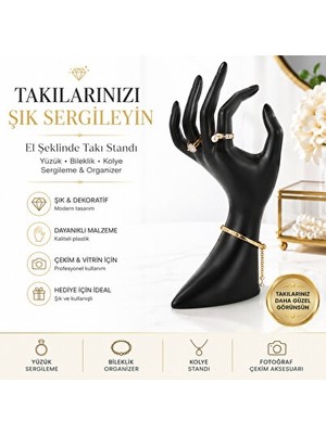 Nomikase Dekoratif El Formlu Takı Standı - Çok Amaçlı ve Şık Tasarım