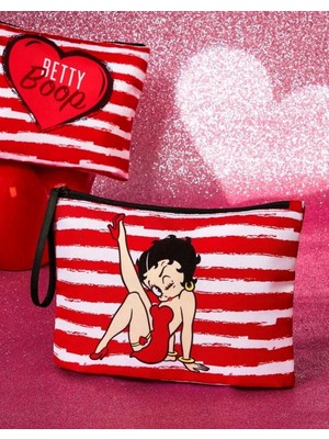 My Balli Store Betty Boop Desenli Makyaj Organizer Çantası