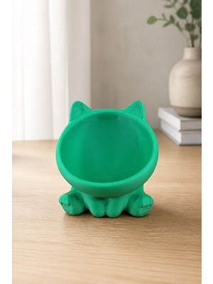 Nomikase Sevimli Kedi Kulaklı Takı Kutusu – Minimalist Masaüstü Organizer