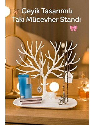 Nomikase Geyik Temalı Takı ve Mücevher Sergileme Standı, Şık ve Işlevsel