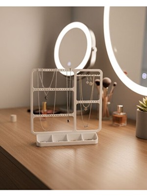 Nomikase Modern 3D Tasarımlı Takı Standı, Kolye ve Küpe Düzenleyici
