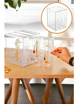UltraMint Çekmeceli Takı ve Aksesuar Düzenleyici - 3 Çekmeceli Stand