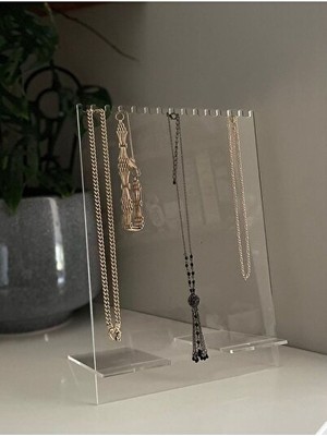 Nomikase Güçlü ve Şık Büyük Kolye Standı, Takı Sunumu Için Tasarlandı