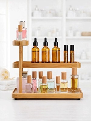 Nomikase Doğal Bambu Çok Amaçlı Stand - Şık ve Dayanıklı Organizer