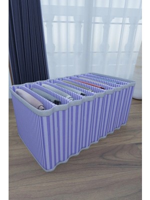 Gees Global 8 Bölmeli Dolap ve Çekmece Içi Düzenleyici Akordiyon Organizer L00517 (3 Adet)