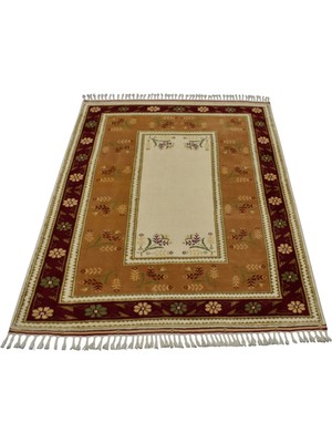 Kilim Antik El Dokuma Kirman Balıkesir Antik Yörük Yün Halı 1630 - Yeni - Çok Renkli