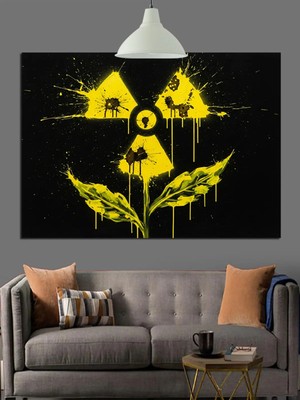 Kanvassepetinet Radyasyon Tehlikesi Yüksek Kaliteli Yağlı Boya Dokulu Kanvas Canvas Tablo Kanvas Tablo Canvas Tablo