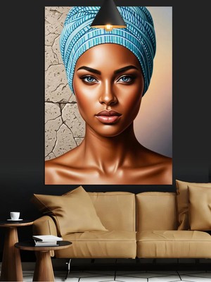 Kanvassepetinet Mavi Başlıklı Yüksek Kaliteli Yağlı Boya Dokulu Kanvas Canvas Tablo Kanvas Tablo Canvas Tablo Duvar