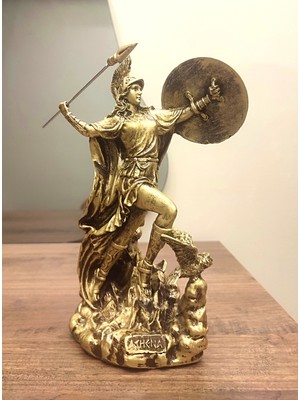 Antioch Art and Design Tasarım Athena Biblo Bilgelik ve Savaş Tanrıçası Dekoratif Heykel