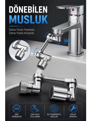 Uravas Store Dönebilen Musluk Özel Su Akış Tasarımı