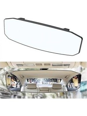 Uravas Store Polham Mobile 30X9 cm Ultra Geniş Araç Içi Geniş Açılı Araç Dikiz Aynası, Kavisli, Genişletilmiş Açılı Ayna