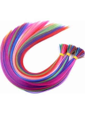 Uravas Store 10 Adet Karışık Renkli Fiber Sen Kaynaklık  60CM + Misina Takım Aparatı ve Boncuğu