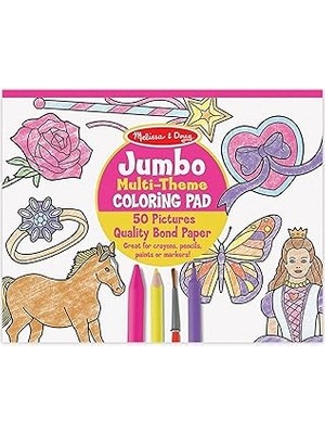 Uravas Store Melissa &amp; Doug - Dev Boyama Kitabı, Pembe (14225)