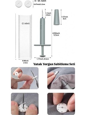 Nomikase Yatak ve Yorgan Sabitleme Seti, Çarşaf Kılıfı Güçlü Bağlantı Sağlar