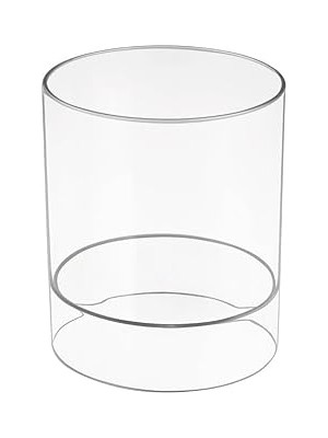Uravas Store Idesign 69930 Netlik Saç Aksesuarı Düzenleyici, Plastik Banyo Saklama Kutusu, 2 Bölmeli, Şeffaf