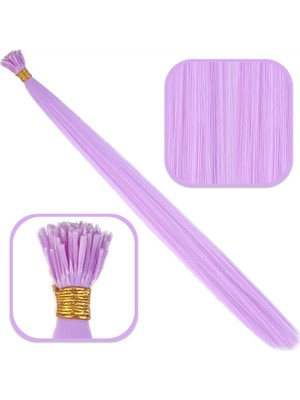 Uravas Store Fiber Sen Boncuk Kaynaklık Renkli  / Lila / 100 Adet