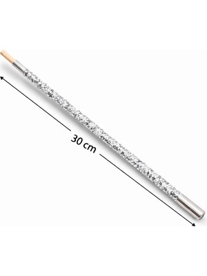 Uravas Store 30 cm Gümüş Payetli Sigara Tutacağı – 1920’LER Gatsby Parti Aksesuarı