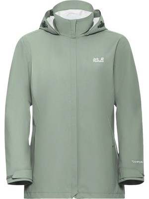 Jack Wolfskin Trailtime 2l Kadın Yeşil Outdoor Ceketi