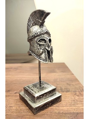Antioch Art and Design Sparta Miğferi Biblosu Antik Yunan Savaşçı Miğferi Dekoratif Heykel