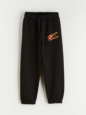 Lc Waikiki Yeni Sezon Beli Lastikli Sonic Baskılı Erkek Çocuk Jogger Eşofman Altı