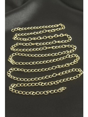 İlkyaz Fashion 4 mm Oval Zincir 1 Metre