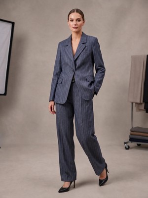Prenses Kadın Takım Elbise Limited Edition Klasik Blazer ve Pantolon