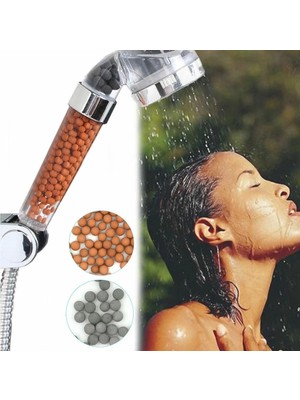 Uravas Store Su Arıtmalı Duş Başlığı Tasarruflu Boncuklu Banyo Duş Başlığı