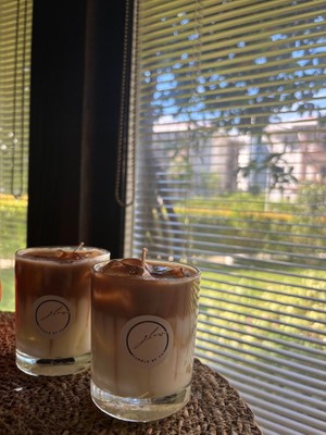 Glow-Candle by You Ice Latte Kahve Kokulu Dekoratif Mum