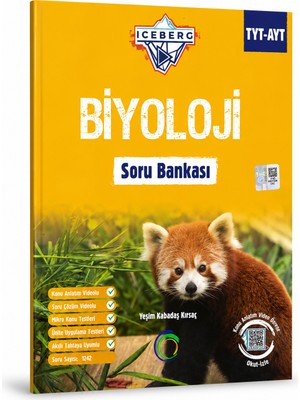 Iceberg Tyt Ayt Biyoloji Soru Bankası | Video Çözümlü | 1242 Soru | Yeni Nesil Ösym Tarzı Biyoloji Kaynağı