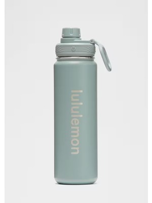 Lululemon Back To Life Sport Bottle 710 ml (24 Oz) Straw Lid Paslanmaz Çelik Matara