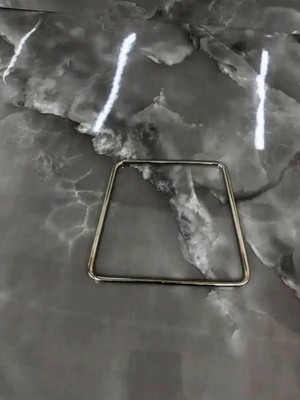 Velanee 13 cm Trapez Metal Çanta Sapı Silver Renk