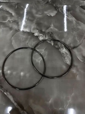 Velanee 15 cm Siyah Yuvarlak Metal Çanta Sapı 2’li Set