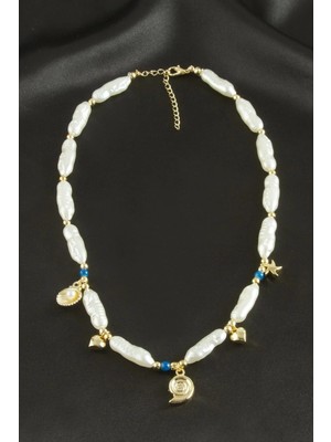 DS LLC Çiçek Inci Kolye Dsllc-Ilkelgym1