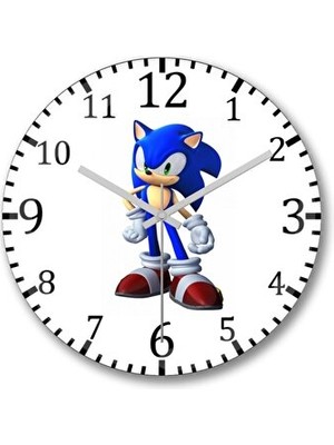 Normadia Gerçek Cam Bombeli Sonic Duvar Saati ile Modern Şıklık